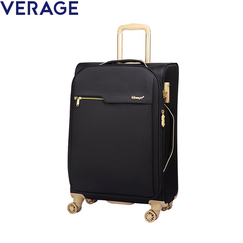 verage牛津布万向轮女24寸拉杆箱 verage维丽杰旅行箱