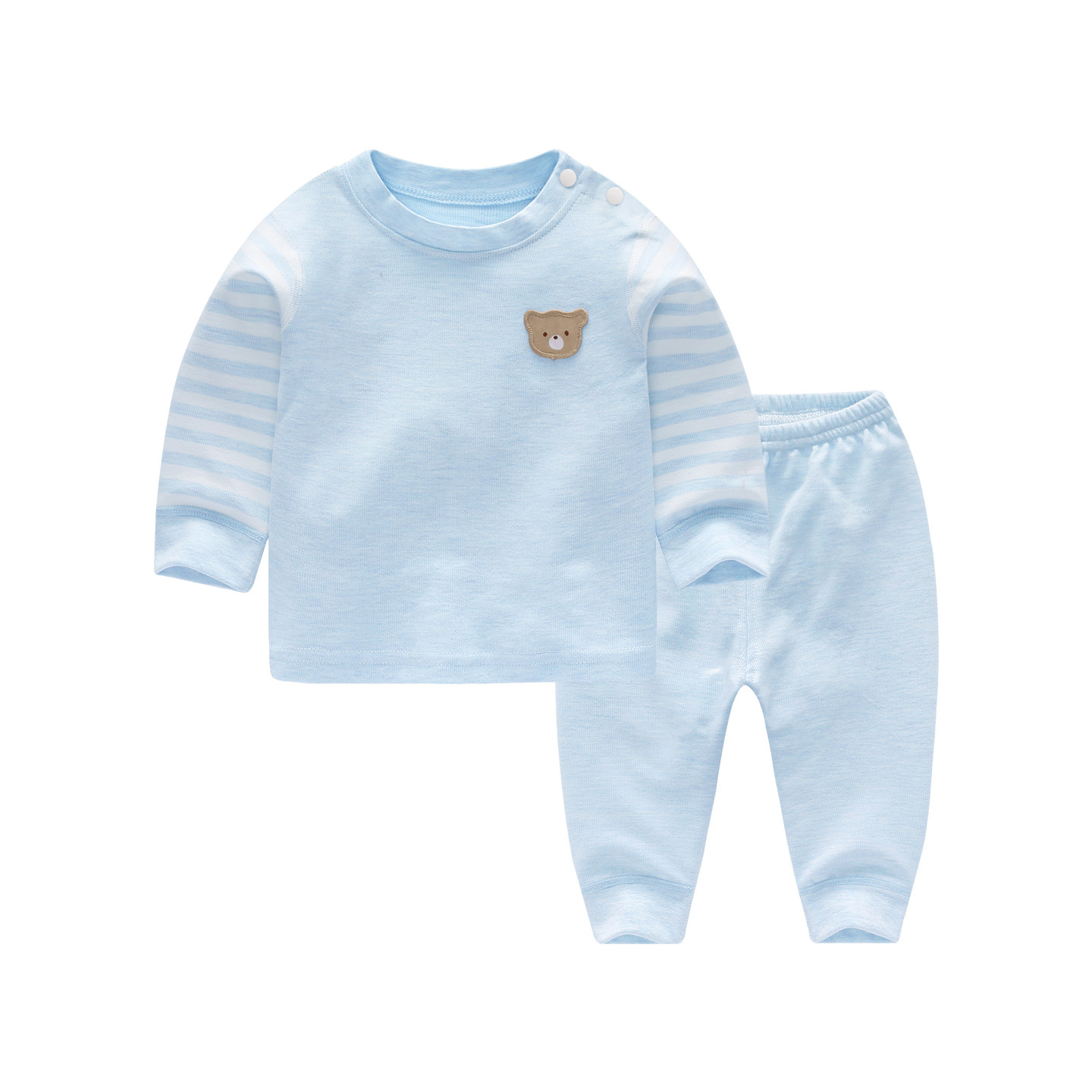 婴儿内衣套装春装宝宝秋衣秋裤新生幼儿春秋分体纯棉无骨打底衣服,淘宝优惠券,粉丝福利购,淘宝优惠卷