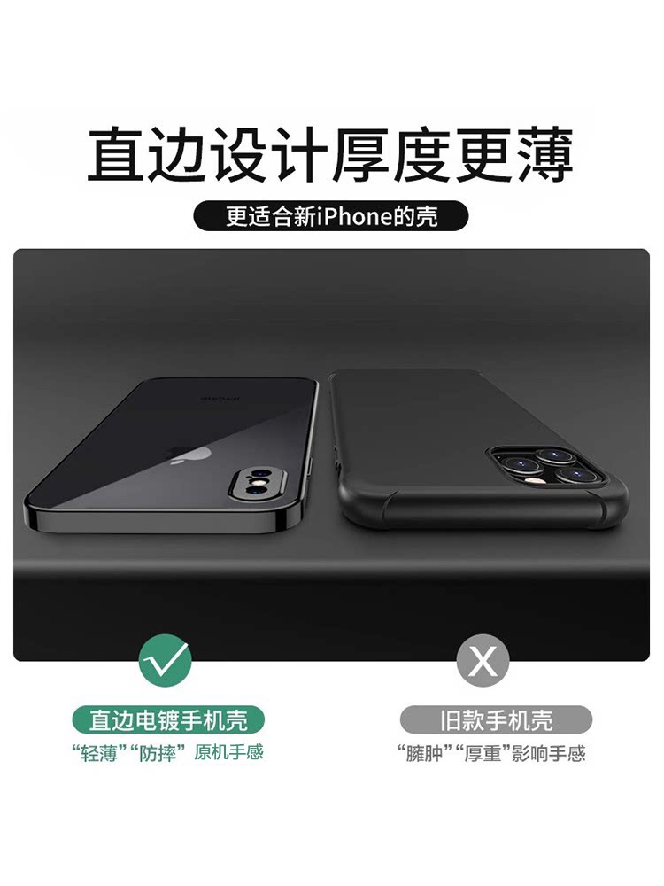 逸圣适用于vivo S7/t手机壳黑银粉蓝绿色S7e/活力版电镀超薄V2020A透明保护套爆款软硅胶防摔男女高级感外壳