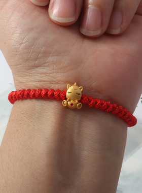 本命年生肖马五福临门福马手链