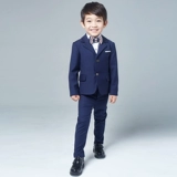 Детский классический костюм, комплект для мальчиков для отдыха, платье, детская куртка, 3 предмета