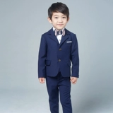 Детский классический костюм, комплект для мальчиков для отдыха, платье, детская куртка, 3 предмета