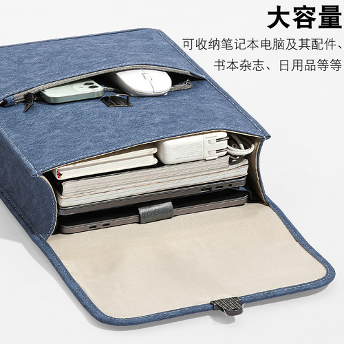 笔记本电脑包15.6寸男女适用于苹果macbook air13.3联想小新pro14华为大容量背包双肩包16英寸时尚旅行背包 - 图1
