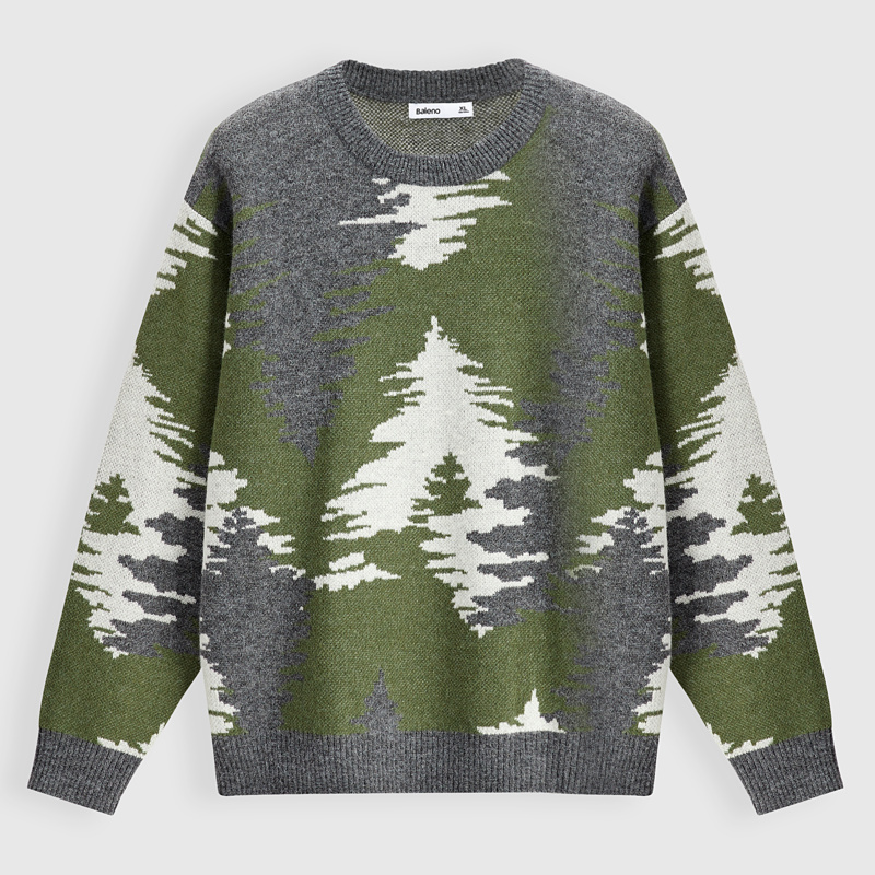 班尼路秋冬新款休闲北极绒男针织衫 baleno班尼路针织衫/毛衣