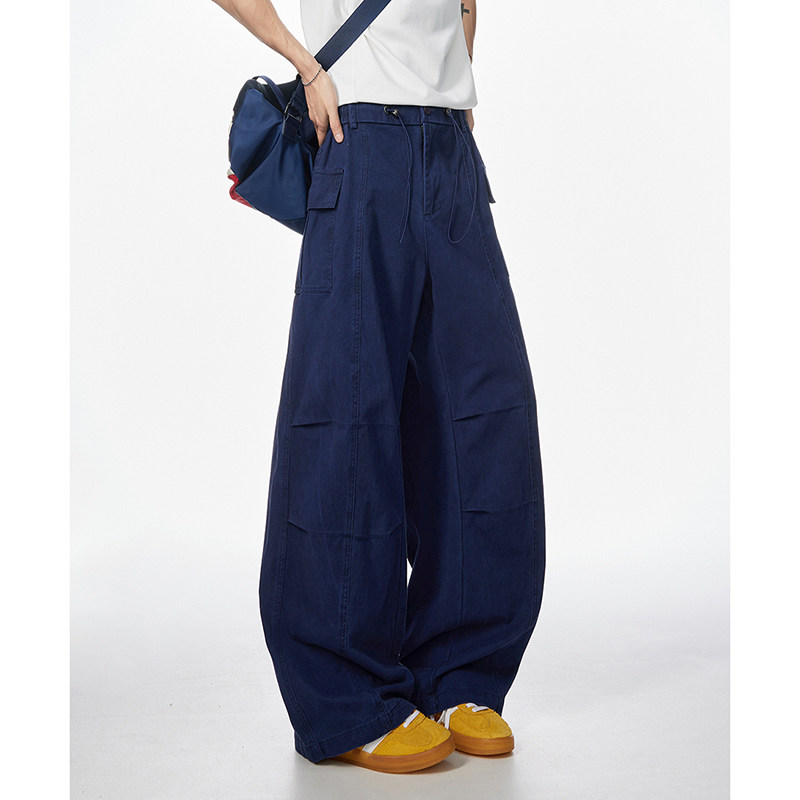 班尼路纯棉工装阔腿裤男春秋季2026新款男士宽松直筒休闲长裤子E,淘宝优惠券,粉丝福利购,淘宝优惠卷