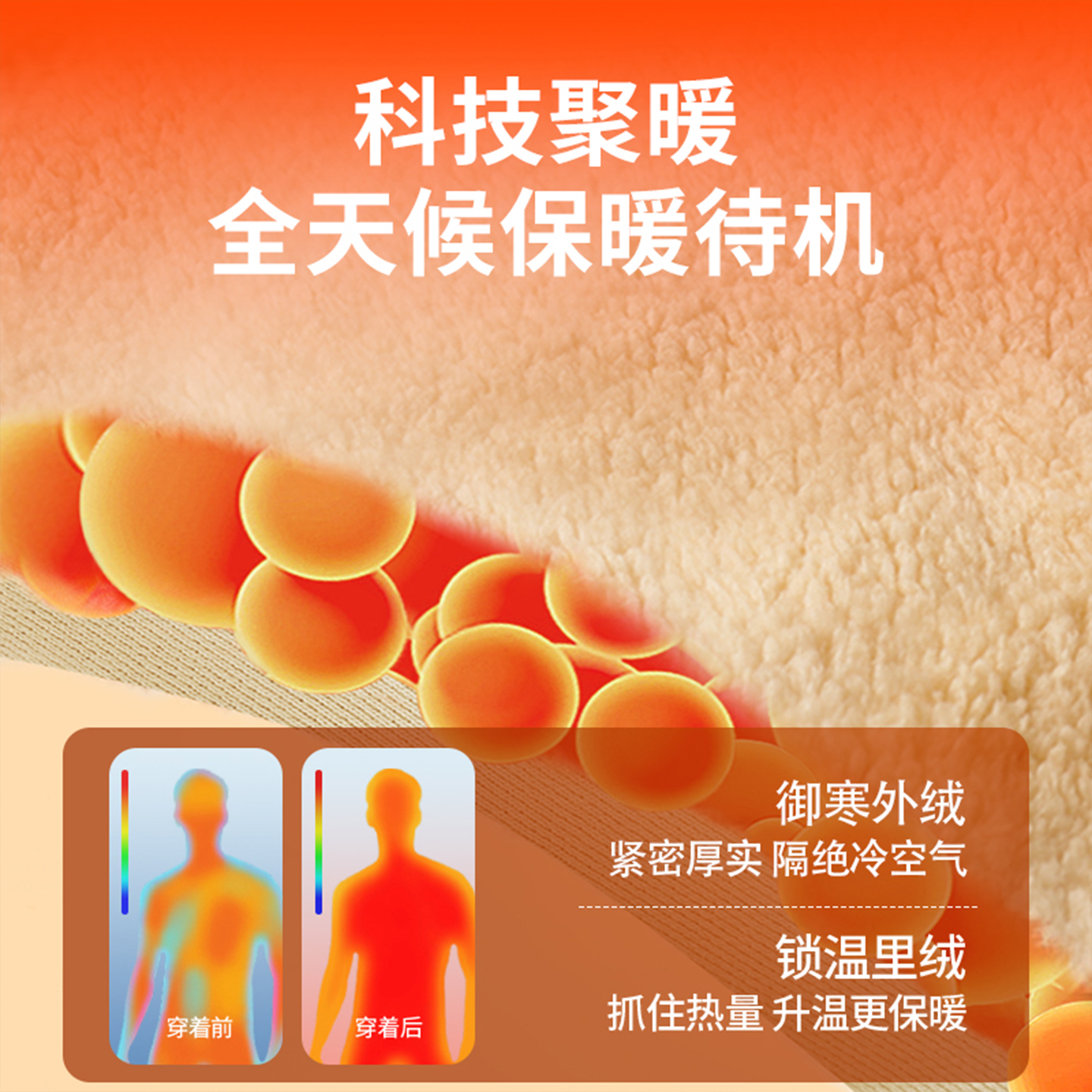 班尼路S&K重磅摇粒绒立领卫衣男秋冬季加绒加厚保暖男士开衫外套A - 图2