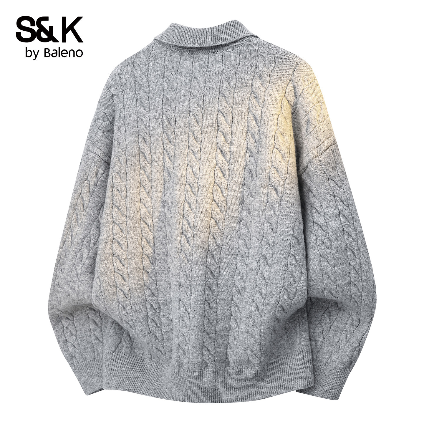 班尼路SK美式重磅翻领毛衣外套男士2025新款秋季潮牌针织衫上衣YS,淘宝优惠券,粉丝福利购,淘宝优惠卷