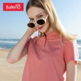 Футболка с коротким рукавом, цветная антибактериальная эластичная футболка polo для отдыха, короткий рукав