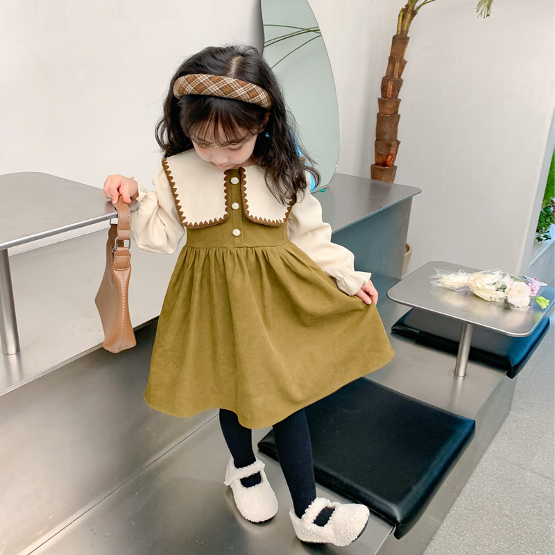 女童连衣裙春秋2026新款宝宝衣服拜年服小女孩裙子儿童加绒公主裙,淘宝优惠券,粉丝福利购,淘宝优惠卷
