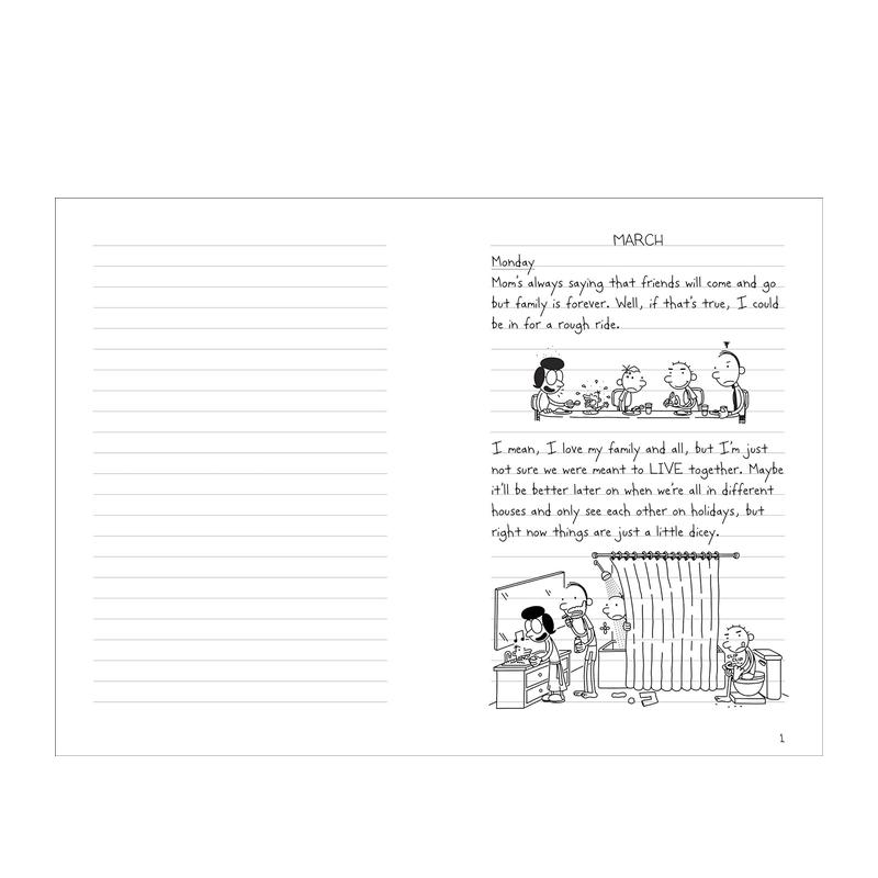 【预售】Diary of a Wimpy Kid: Hard Luck(Book 8)，小屁孩日记第8部英文儿童漫画 Jeff Kinney-图0