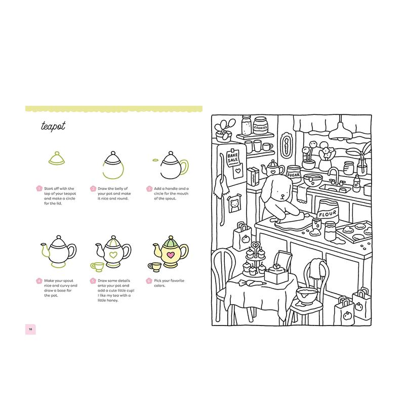 【现货】和Bobbie Goods绘制超可爱事物 @bobbiegoodsart How to Draw Super Cute Things with Bobbie Goods!  英文艺术 - 图3