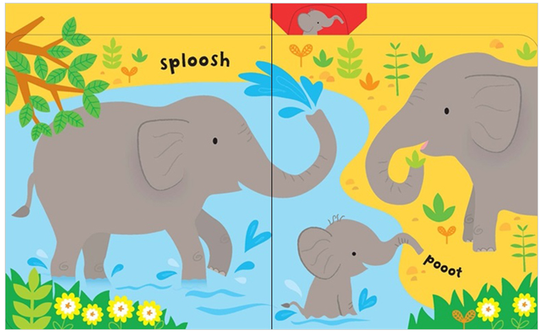 【现货】 Babys Very First Noisy Book Zoo (Babys Very First Books) 动物园 发声书 英文原版图书籍 Usborne 系列 英国尤斯伯恩 - 图2