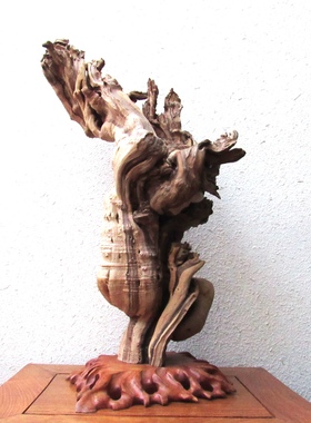 戈壁红柳原木随形根艺摆件自然禅意艺术创意家居收藏饰品文玩搭配