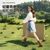 Outdoor table camping equipment egg roll table portable picnic lightweight foldable stall self-driving table and chair set