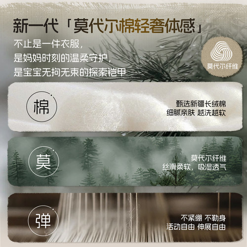 宝宝马甲儿童华夫格马甲婴幼儿春季透气男童女童莫代尔洋气背心 - 图1