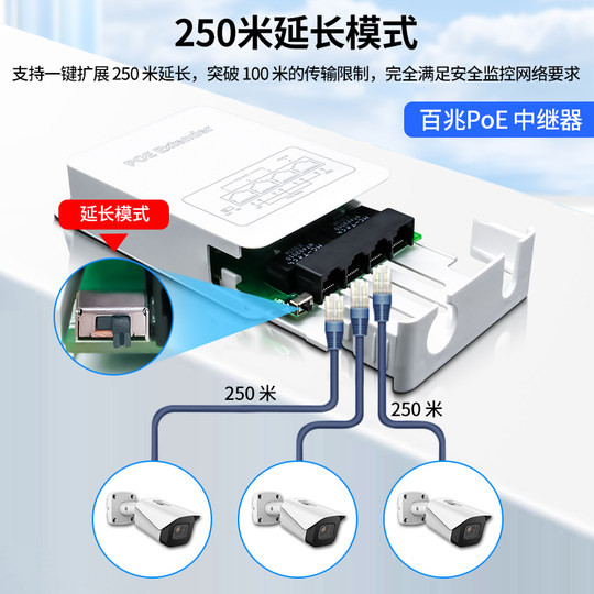 Lianguo Gigabit POE Repeater One Point Three