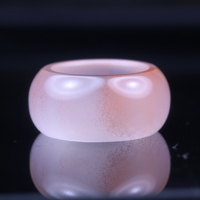 Melinda flagship store natural southern red agate ring