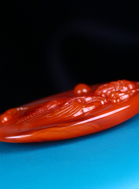 梅林达男女南红玛瑙观音吊坠