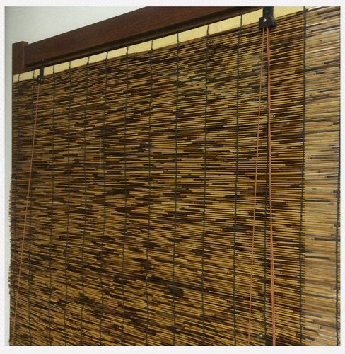 升降器芦苇帘子专用草帘子芦苇卷帘装修帘隔断帘仿竹帘量大定做 - 图0