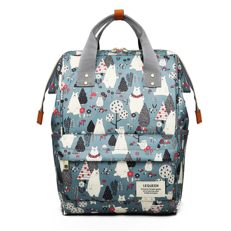 妈咪包新款外出多功能大容量双肩包 lequeen妈咪包/袋