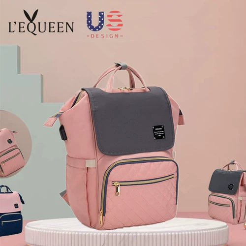 LEQUEEN Рюкзак для матери и ребенка, вместительная и большая универсальная портативная сумка для выхода на улицу