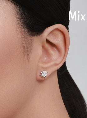 Mixx靡诗璀璨星S925银棱光项链锁骨链通勤百搭高级感