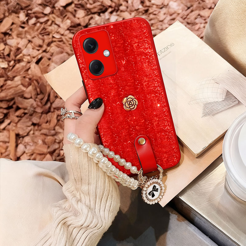 2026新年款针织布艺适用Redmi红米Note12手机壳毛绒12+保护套10 结婚13+高级感14+女款11 防摔8A过年9 4G喜庆 - 图2