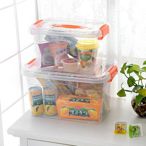 食品级透明收纳箱塑料整理箱