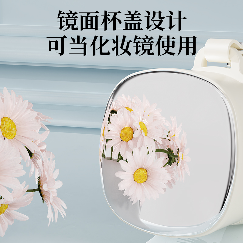 Bemega保温杯女士高颜值2025新款陶瓷内胆泡茶水杯子生日圣诞礼物 - 图2