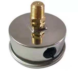 Shanghai Baiyun brand axial edge shock-resistant pressure gauge