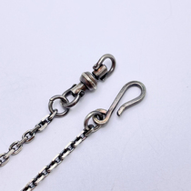 Roll Tail Fish Original Handmade Eight-word Ring Transfer Ring Silver Taijiao Chain Non-High Bridge Goros Alpine Longchamomile