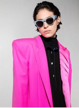 太阳眼镜女夏gm墨镜2022新款潮ins复古防紫外线开车圆脸大脸眼睛