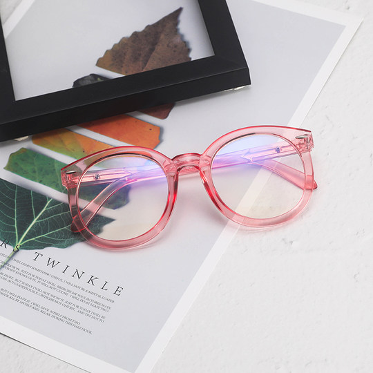 眼镜女网红款显脸小素颜神器GM眼睛男潮流平面镜防辐射抗蓝光框架