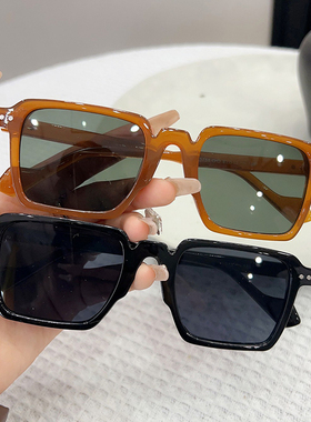 【亏本清仓】网红太阳镜男潮时尚黑色眼镜大脸显瘦防紫外线