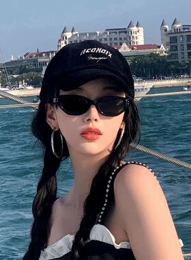 Jennie金珍妮同款G&M猫眼太阳镜男roco明星网红同款防嗮墨镜女