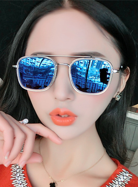 清仓捡漏太阳镜海边墨镜女防紫外线高级感gm夏黑色眼镜时尚复古