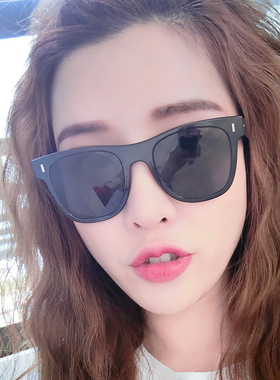 清仓捡漏墨镜女明星优雅太阳镜眼镜复古韩版女士韩版个性网红
