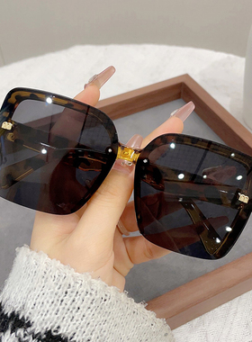 墨镜女夏圆脸gm眼镜高级感