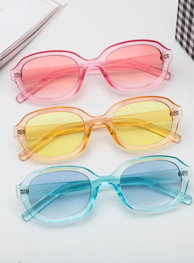 韩版网红简约个性复古大框墨镜