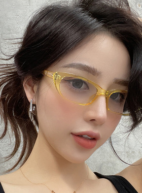 欧美风太阳镜2022年新款海边墨镜女防紫外线高级感夏黑色眼镜时尚