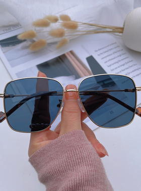 女式太阳镜防紫外线圆脸复古