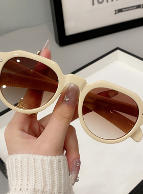 【亏本清仓】太阳镜防紫外线圆脸大框墨镜大脸显瘦复古网红眼镜