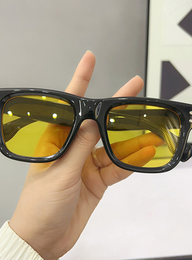 太阳镜女2025年新款防紫外线墨镜男高级感圆脸大脸简约眼镜显脸小