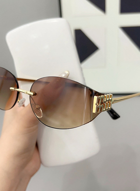 【亏本清仓】墨镜女夏显脸小太阳镜防紫外线舒适复古黑框茶色眼镜