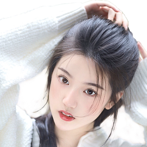 Парик, невидимый шиньон-макушка изготовленный из настоящих волос, придает объем