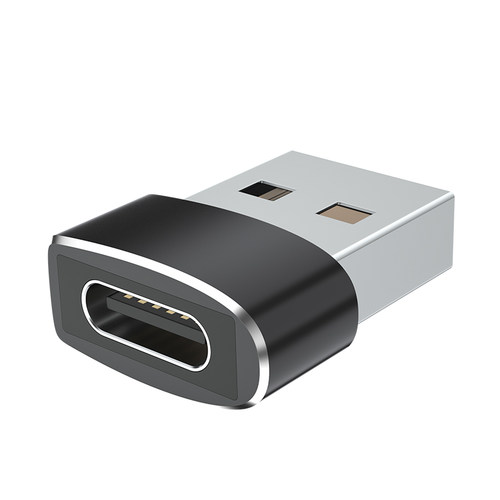 usb2.0转typec母头数据线转接头适用于type-c笔记本电脑公连接u盘充电传输耳机手机转换器BUNU小巧实用连接头 - 图0