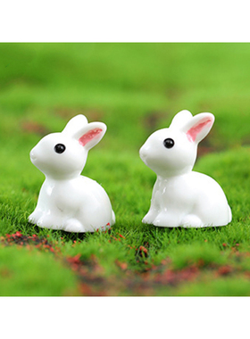 可爱动物树脂玩偶儿童过家家玩具