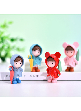 可爱人物PVC摆件孩子过家家玩具
