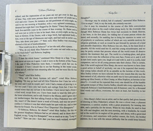 Знаменитые полевые английские оригинальные романы Полный английский книжный студент колледжа английский сами -обучение чистым английским книгам World Classic Original Original Story Books Junior High School Complete Vanity Fair