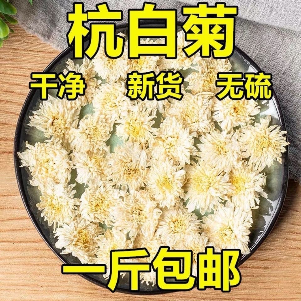 菊花茶杭白菊花500g桐乡特级正宗杭菊杭州贡菊胎菊正品官方旗舰店